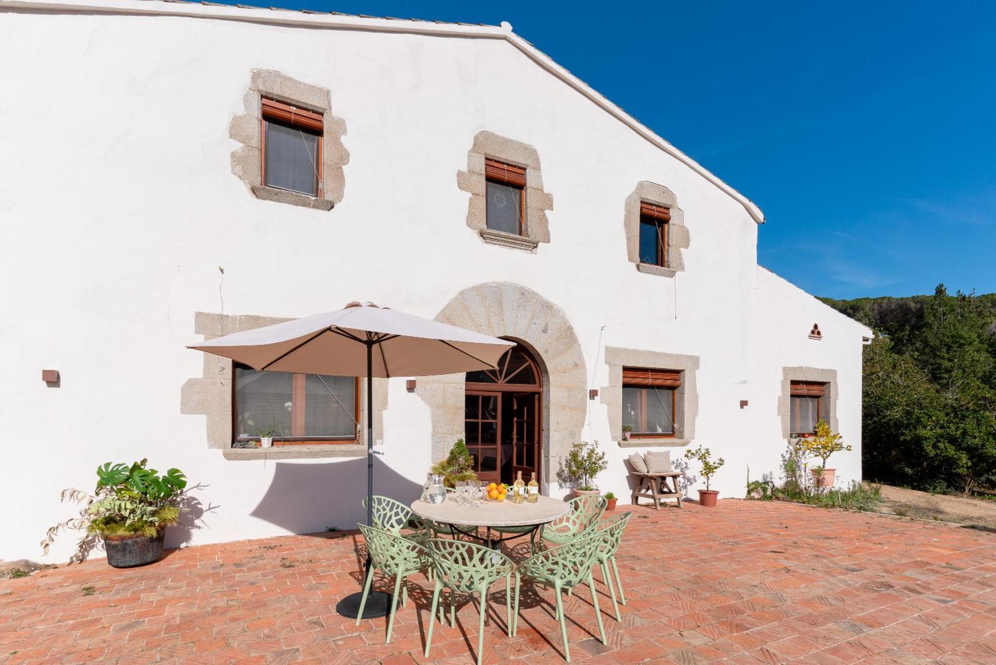 Sant Iscle De Vallalta La Terraza - Grosszuegiges Appartment In Katalanischer Masia מראה חיצוני תמונה