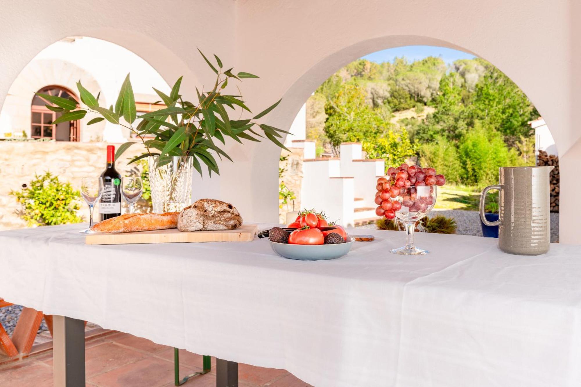 Sant Iscle De Vallalta La Terraza - Grosszuegiges Appartment In Katalanischer Masia מראה חיצוני תמונה