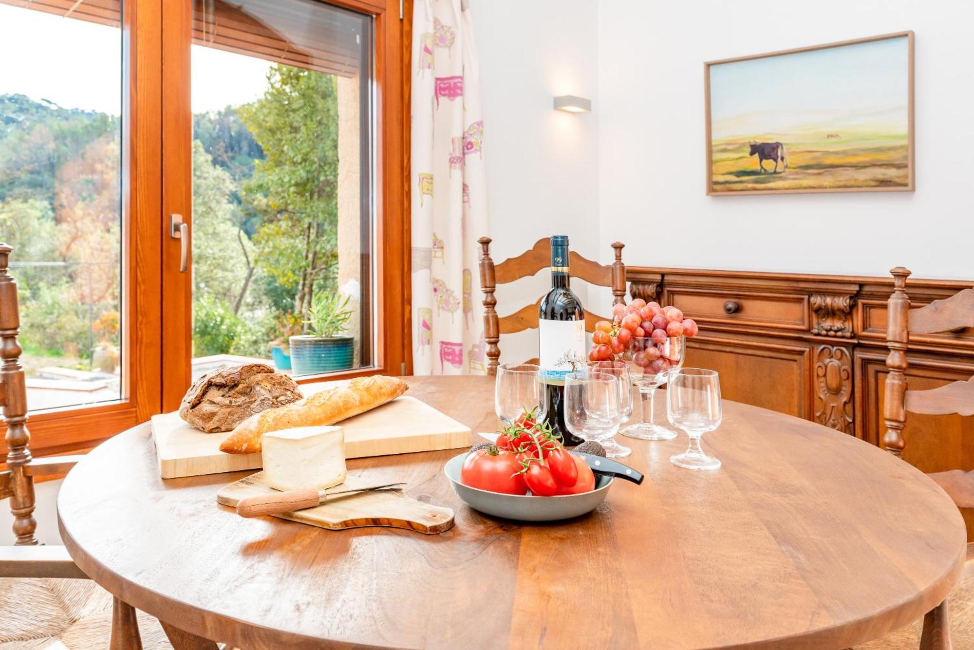 Sant Iscle De Vallalta La Terraza - Grosszuegiges Appartment In Katalanischer Masia מראה חיצוני תמונה