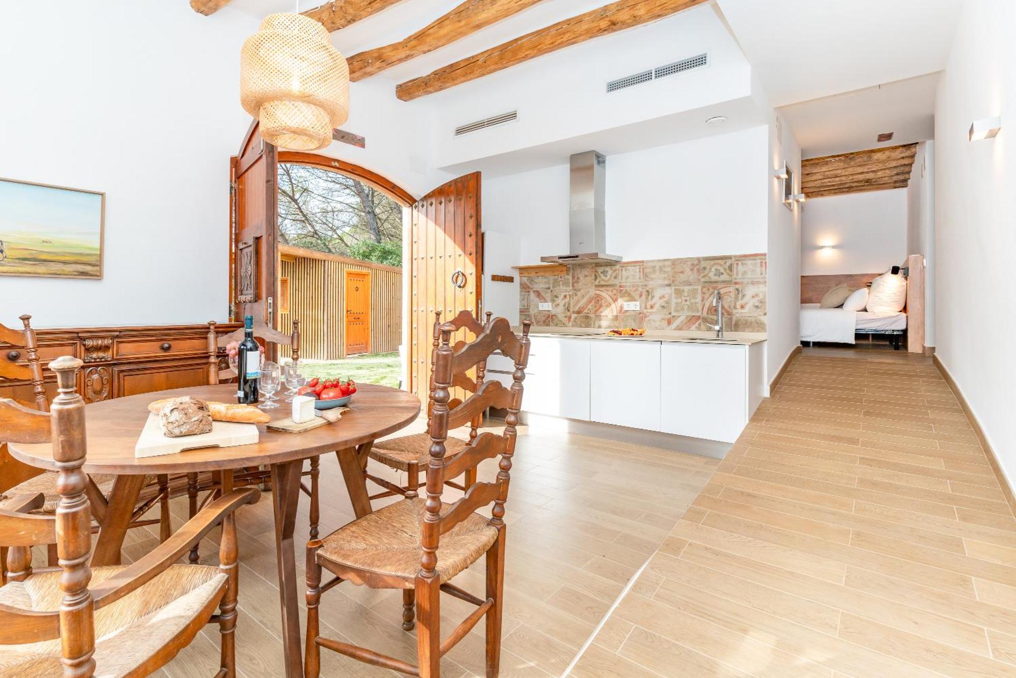 Sant Iscle De Vallalta La Terraza - Grosszuegiges Appartment In Katalanischer Masia מראה חיצוני תמונה